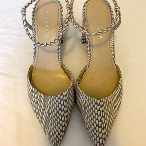 Marc Fisher Snake Print Chunky Heel. Woman’s size 6.5